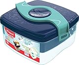 Maped Fiambrera Hermética Picnik Origins 14L, Tupper Portátil con Compartimentos Extraíbles, Apto para Microondas y Lavavajillas, Ideal para Niños y Adultos, Color Azul