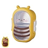 Ktnyl Loncheras para Niños, Fiambrera Stainless Steel Infantil, Tupper Acero Inoxidable Niños, Fiambrera de Acero Inoxidable, Se Puede Utilizar para Ir Al Colegio, Al Trabajo, de Picnic o de Viaje