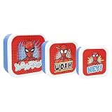 Marvel Lonchera Spider-Man, plástico, rojo y azul