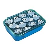 I-Drink Lunch Box - Porta merienda alimentaria con cubiertos para niños, pícnic, escuela con dibujos de infancia, sin BPA (PANDA)