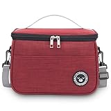 BALIGO Bolsa Termica Porta Alimentos 6.4L, Bolsa Comida Trabajo, Bolsa Porta Alimentos, Bolsa Isotermica Porta Alimentos, Bolsa Termica Comida Trabajo, Lunch Bag Oficina Viaje Picnic
