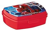 ALMACENESADAN, 0418, Sandwichera Rectangular Multicolor Marvel Spiderman, 15x10x5,5 cms