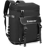 VS VOGSHOW Mochila Nevera 30 l, Térmica de Picnic Aislada, de Refrigeración, Bolsa Multiusos para Acampar, Familia al Aire Libre, BBQ, Compras, Viajes, Pesca y Playa Negro
