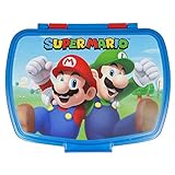 2728; vuelta al cole Super Mario; sandwichera rectangular; producto libre de BPA