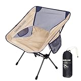 TREKOLOGY Yizi N1 Silla Playa Plegable Ligera - Silla Plegable & Portatil Playa/Campismo con 136KG Reforzada Respaldo Resistentes - Beach Chair También para Camping, Mochila, Pesca, Senderismo,Picnic
