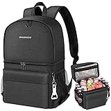 Mochila Nevera 2 en 1 con Aislamiento térmico, 25 litros, Bolsa de Almuerzo a Prueba de Fugas, picnics, excursiones en la Playa, Senderismo, Trabajo y Actividades al Aire Libre