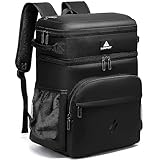 Laripwit Mochila Nevera Termica 30L, Mochila Isotermica a Prueba de Fugas, Mochila de Picnic para Hombres y Mujeres, Mochila Térmica Grande y Portatil para Viajes, Camping, Almuerzo, Playa