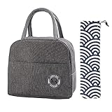 Bolsa térmica para almuerzo de oficina, bolsa de almuerzo frescura, bolsa de transporte de comida picnic para mujer, hombre, escuela y oficina, niños al aire libre