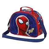 Marvel Karactermania Spiderman Sides-Bolsa Portamerienda 3D, Azul