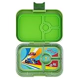 Yumbox Panino - Lonchera Bento a prueba de fugas para niños y adultos (Matcha Green (Race Cars Tray)) (MGII202303C)