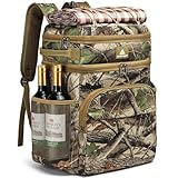 Laripwit Mochila Nevera Termica 30L, Mochila Isotermica a Prueba de Fugas, Mochila de Picnic para Hombres y Mujeres, Mochila Térmica Grande y Portatil para Viajes, Camping, Almuerzo, Playa
