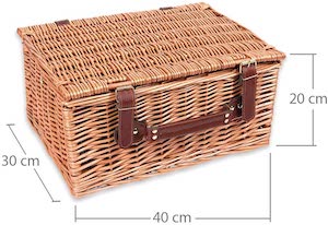 Dimensiones de Schramm cesta de picnic